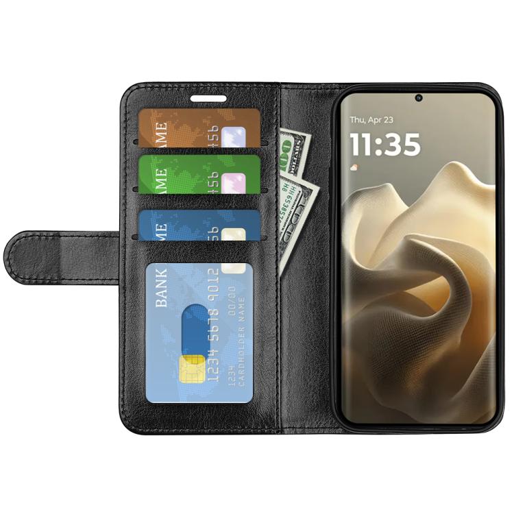 For Motorola Edge 60 Pro R64 Texture Horizontal Flip Leather Phone Case