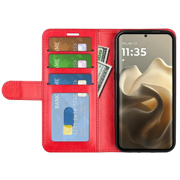 For Motorola Edge 60 Pro R64 Texture Horizontal Flip Leather Phone Case