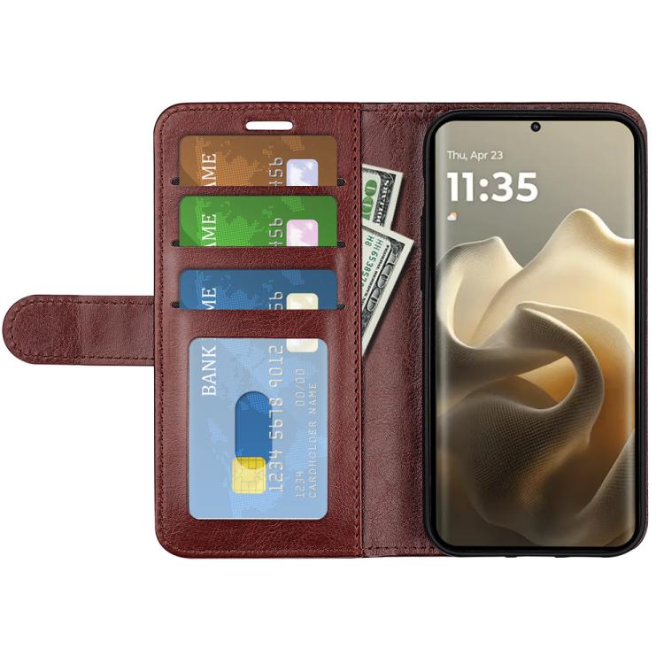 For Motorola Edge 60 Pro R64 Texture Horizontal Flip Leather Phone Case