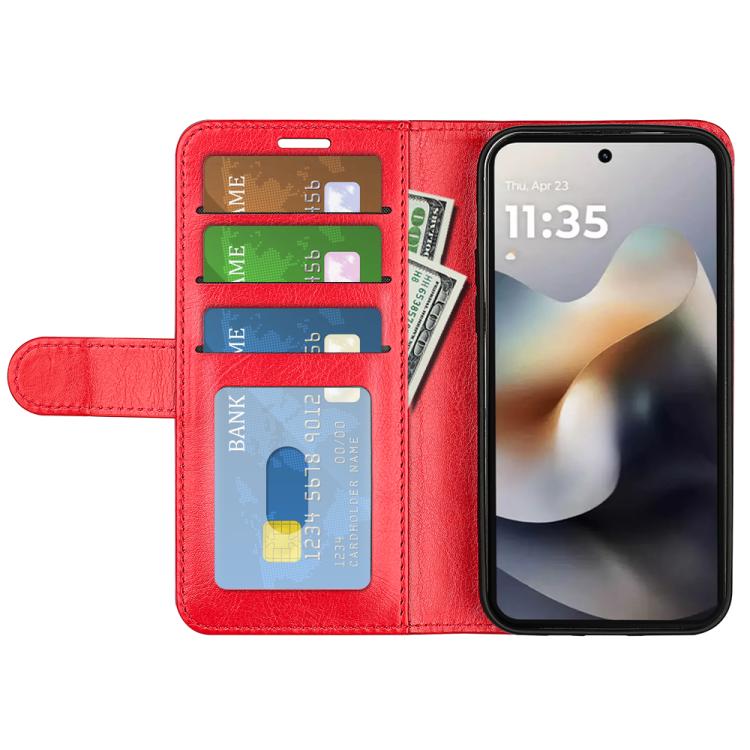 For Motorola Moto G56 5G / G66Y / G66J  R64 Texture Horizontal Flip Leather Phone Case