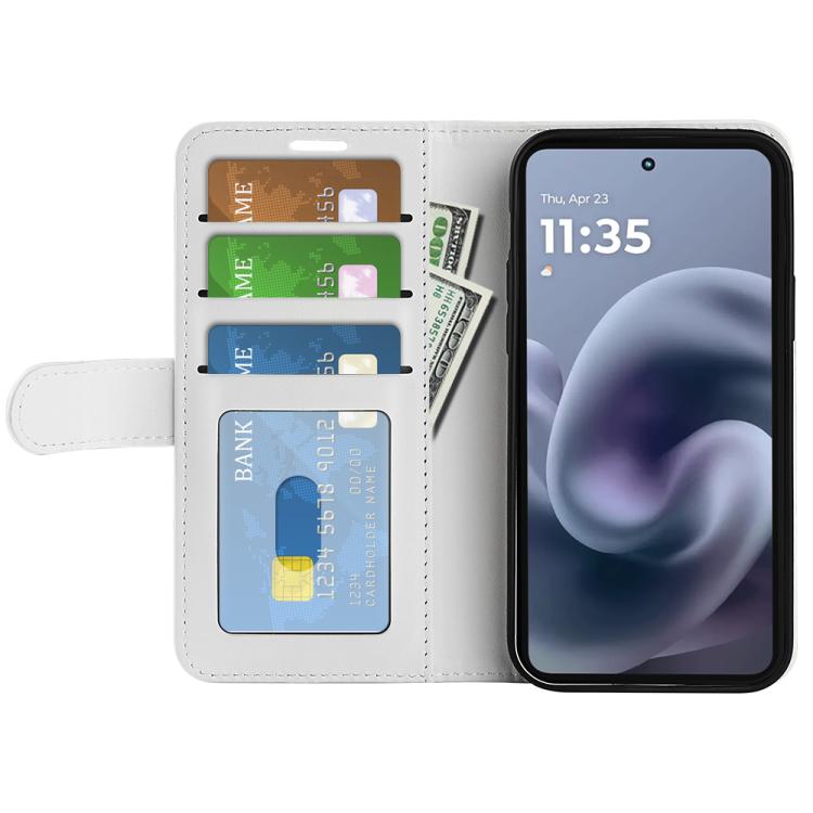 For Motorola Moto G86 5G R64 Texture Horizontal Flip Leather Phone Case