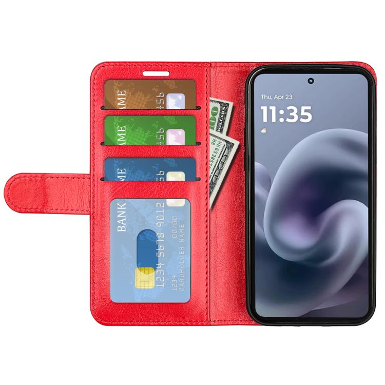 For Motorola Moto G86 5G R64 Texture Horizontal Flip Leather Phone Case