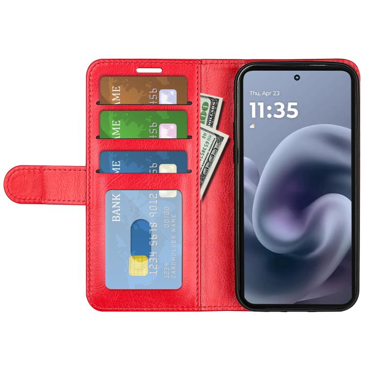 For Motorola Moto G86 Power R64 Texture Horizontal Flip Leather Phone Case