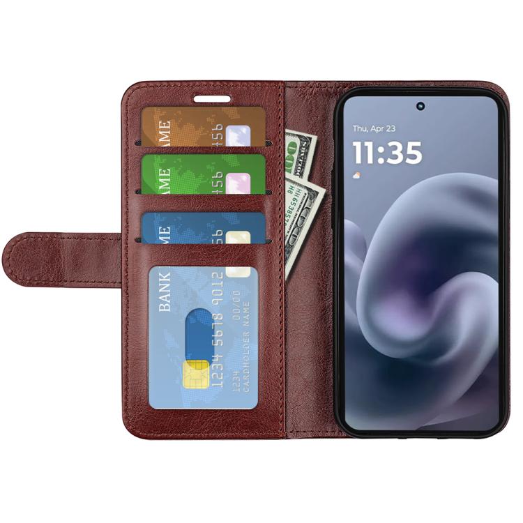 For Motorola Moto G86 Power R64 Texture Horizontal Flip Leather Phone Case