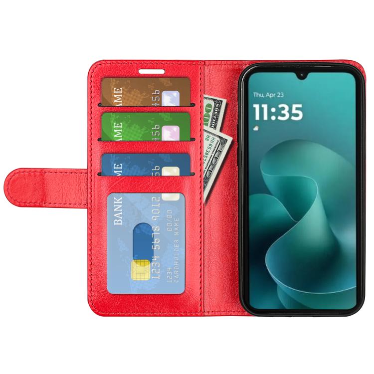 For Motorola Moto G06 4G R64 Texture Horizontal Flip Leather Phone Case