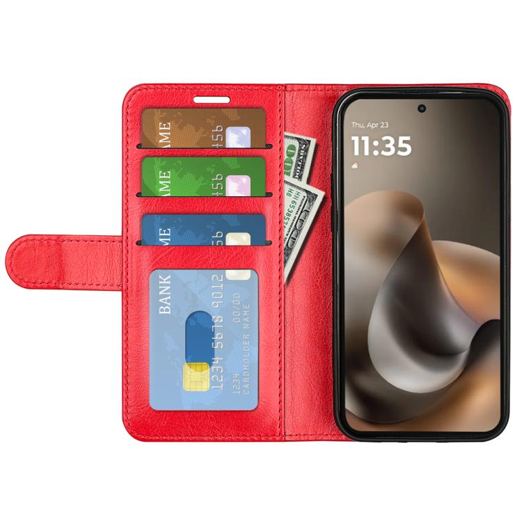 For Motorola Moto G77 / G67 5G R64 Texture Horizontal Flip Leather Phone Case