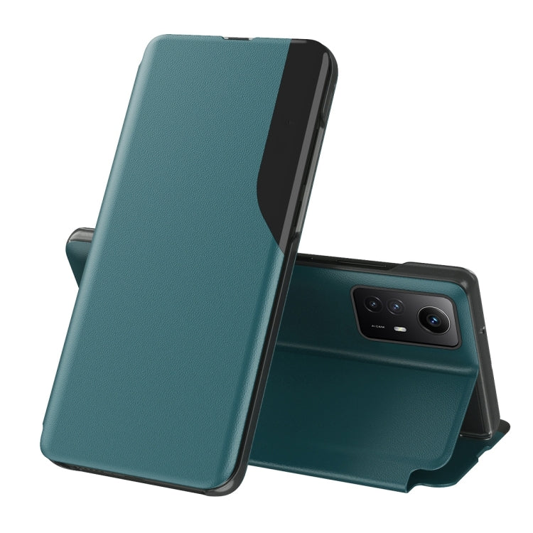 For Xiaomi Redmi Note 12S Attraction Flip Holder Leather Phone Case