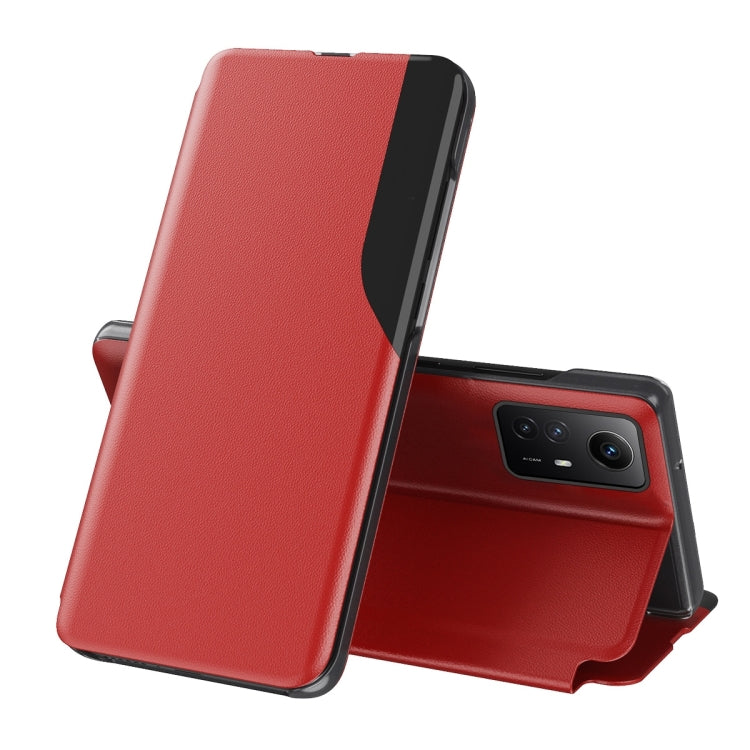 For Xiaomi Redmi Note 12S Attraction Flip Holder Leather Phone Case