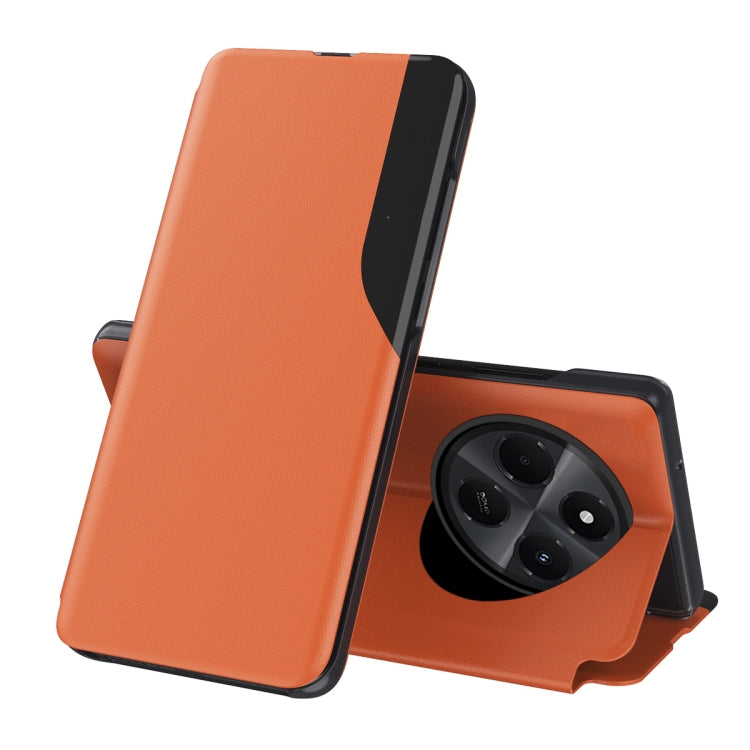 For Xiaomi Redmi 14C Attraction Flip Holder Leather Phone Case