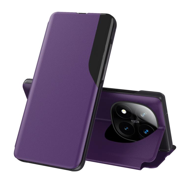 For Xiaomi Redmi Note 14 Pro+ 5G Attraction Flip Holder Leather Phone Case