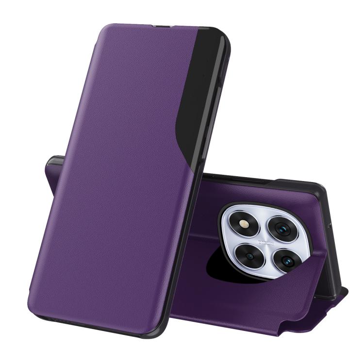 For Xiaomi Redmi Note 14 Pro 5G Attraction Flip Holder Leather Phone Case