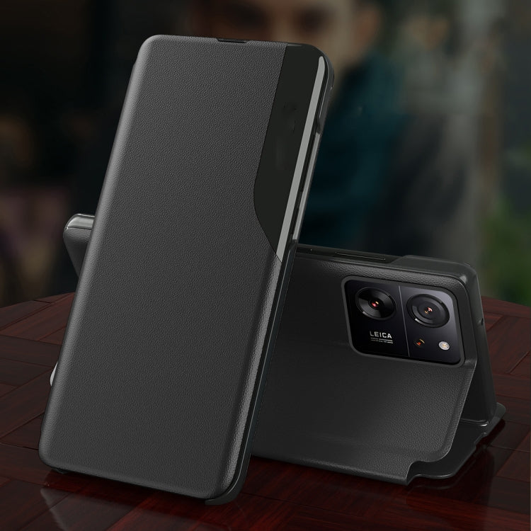 For Xiaomi Poco F6 Pro Attraction Flip Holder Leather Phone Case