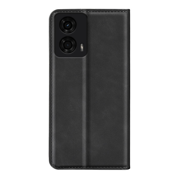 For Motorola Moto G24 Retro-skin Magnetic Suction Leather Phone Case