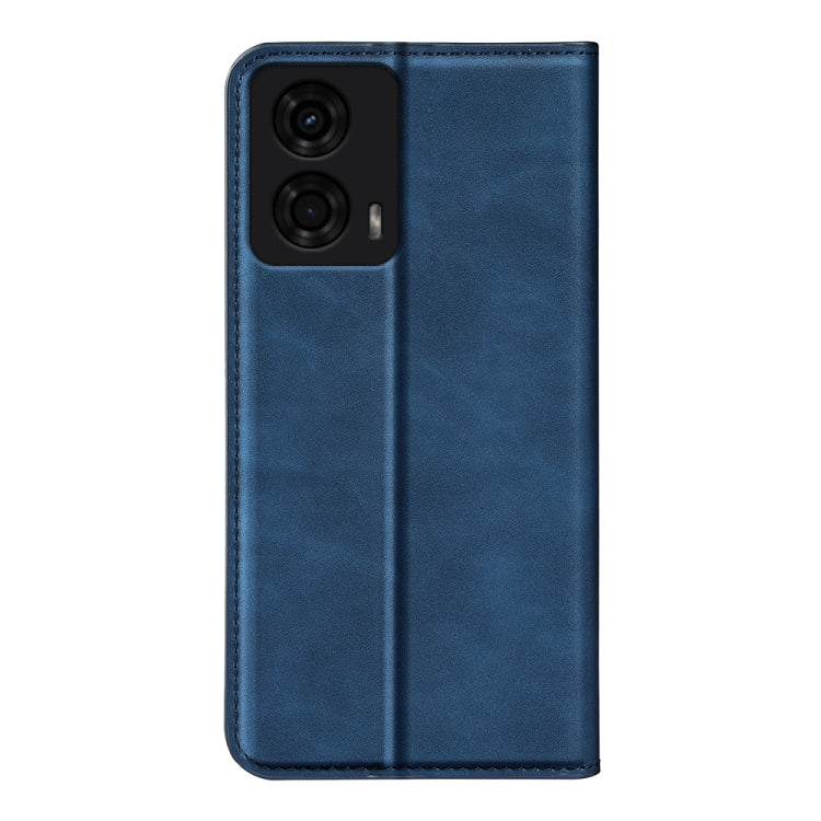 For Motorola Moto G24 Retro-skin Magnetic Suction Leather Phone Case
