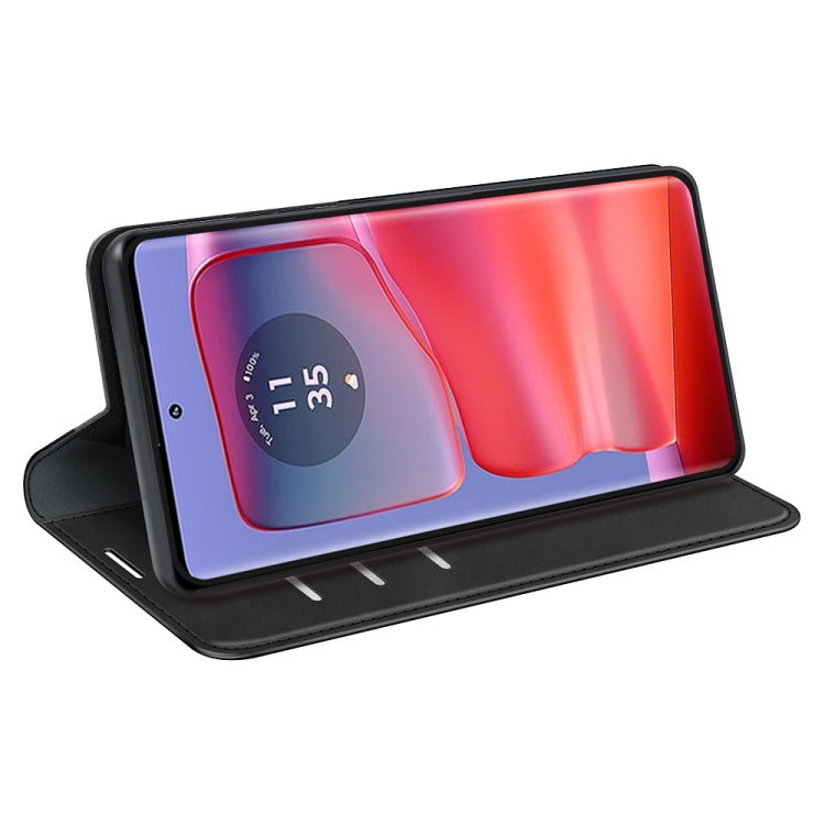 For Motorola Edge 50 Pro Retro-skin Magnetic Suction Leather Phone Case