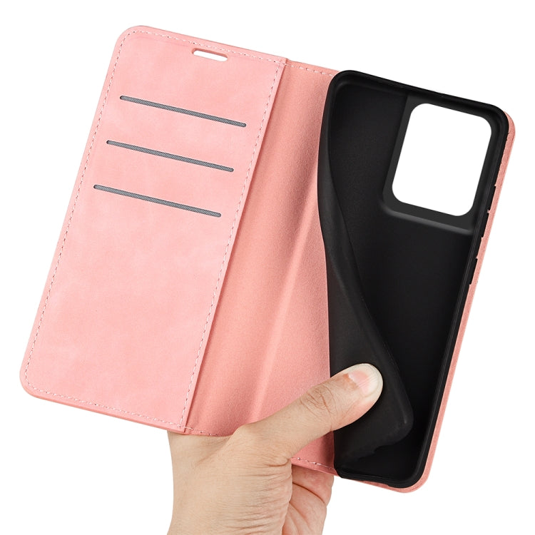 For Motorola Edge 50 Pro Retro-skin Magnetic Suction Leather Phone Case