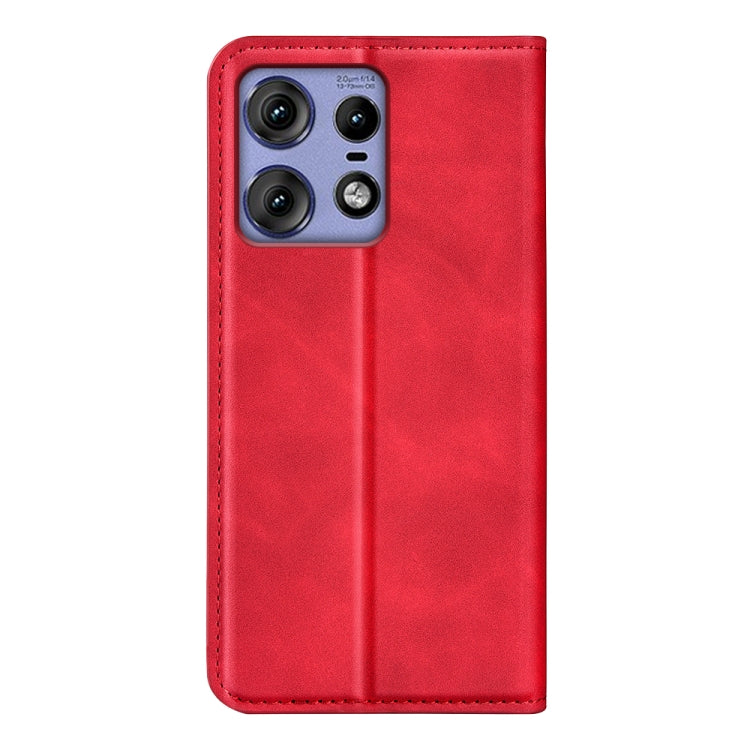 For Motorola Edge 50 Pro Retro-skin Magnetic Suction Leather Phone Case