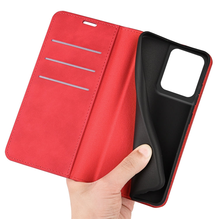 For Motorola Edge 50 Pro Retro-skin Magnetic Suction Leather Phone Case