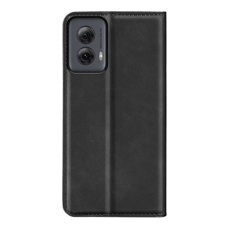 For Motorola Moto G Power 5G 2024 Retro-skin Magnetic Suction Leather Phone Case