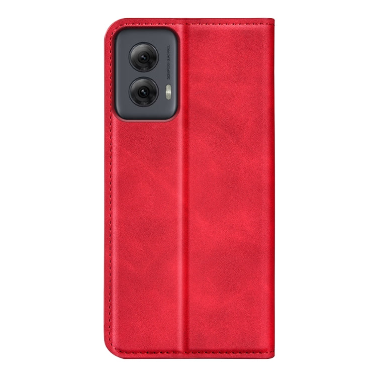 For Motorola Moto G Power 5G 2024 Retro-skin Magnetic Suction Leather Phone Case
