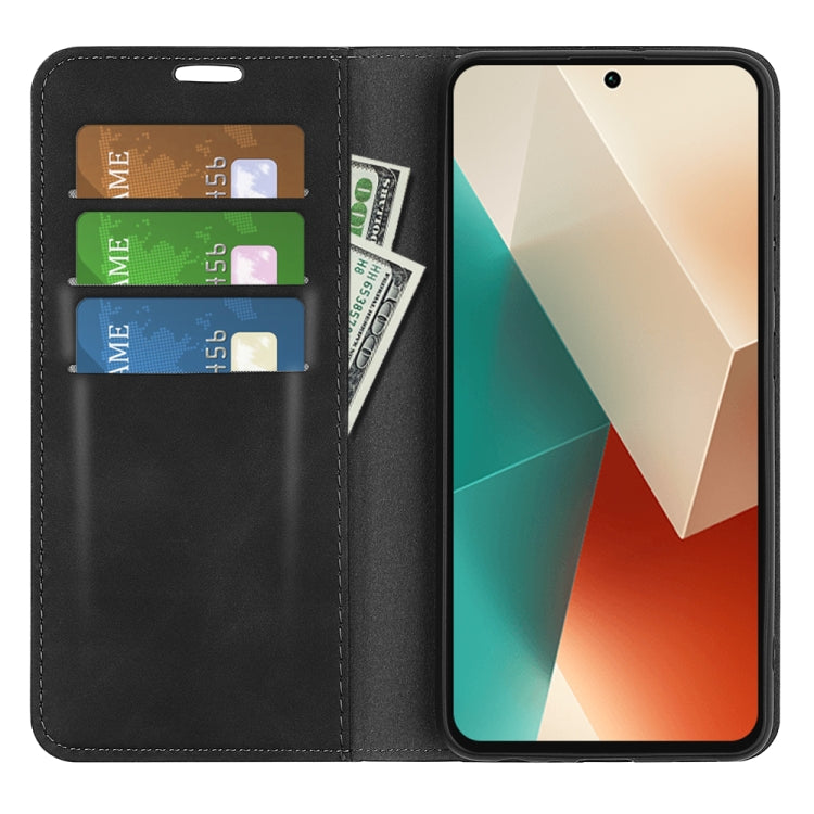 For Motorola Edge 50 Fusion Retro-skin Magnetic Suction Leather Phone Case