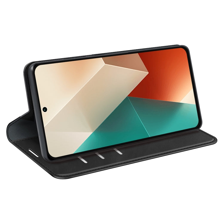 For Motorola Edge 50 Fusion Retro-skin Magnetic Suction Leather Phone Case