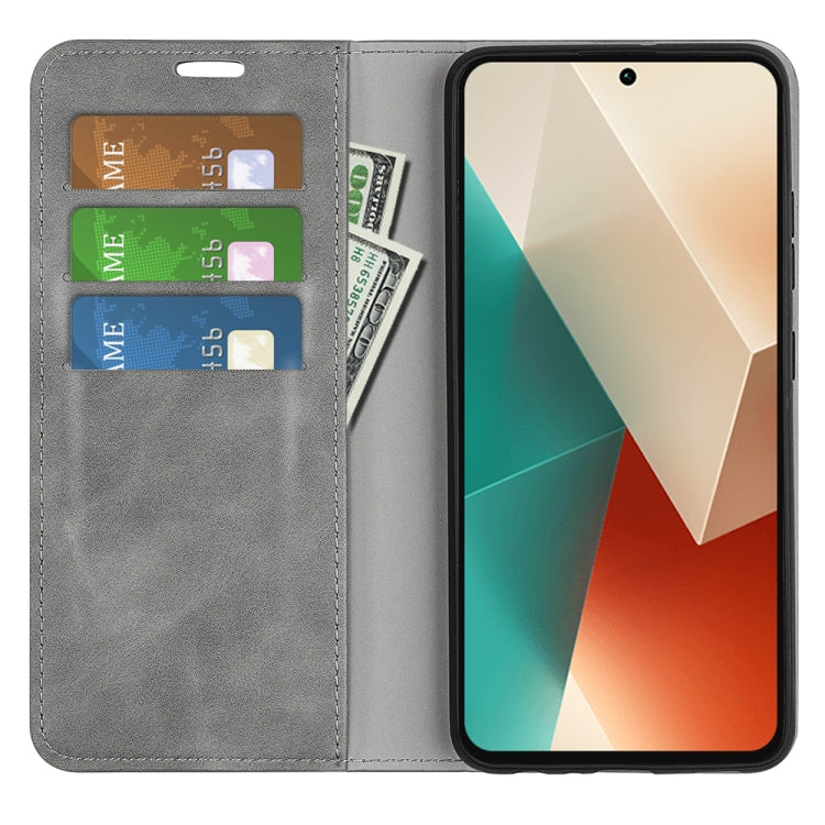 For Motorola Edge 50 Fusion Retro-skin Magnetic Suction Leather Phone Case