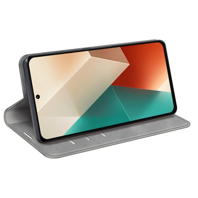 For Motorola Edge 50 Fusion Retro-skin Magnetic Suction Leather Phone Case