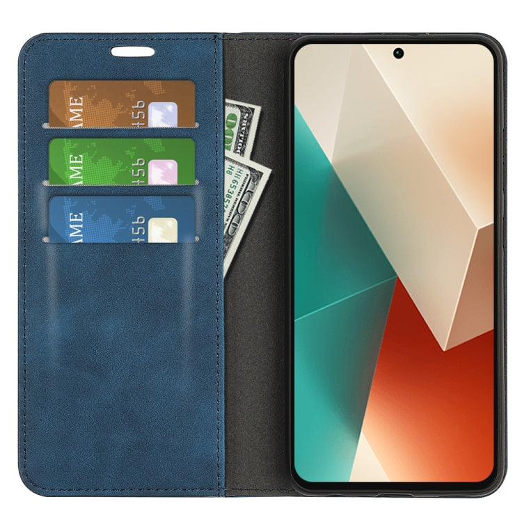 For Motorola Edge 50 Fusion Retro-skin Magnetic Suction Leather Phone Case