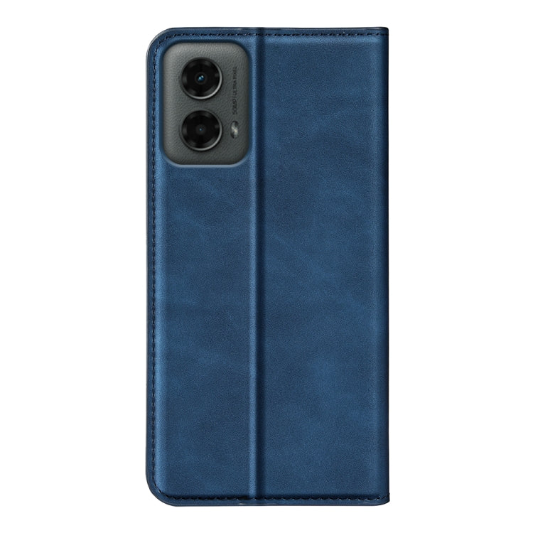 For Motorola Moto G 5G 2024 Retro-skin Magnetic Suction Leather Phone Case