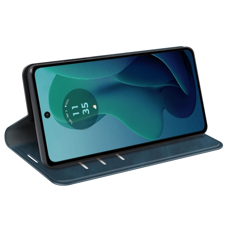 For Motorola Moto G 5G 2024 Retro-skin Magnetic Suction Leather Phone Case