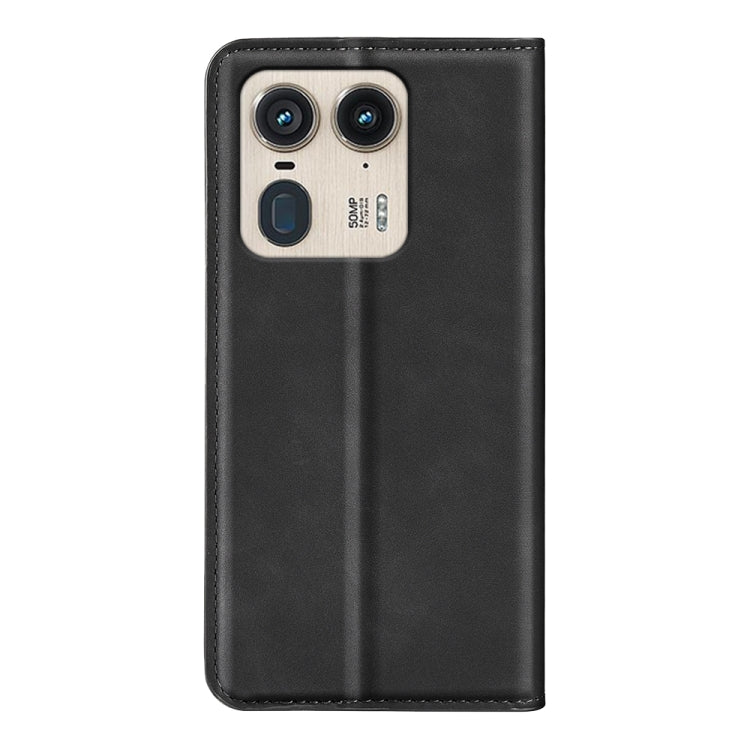 For Motorola Edge 50 Ultra Retro-skin Magnetic Suction Leather Phone Case