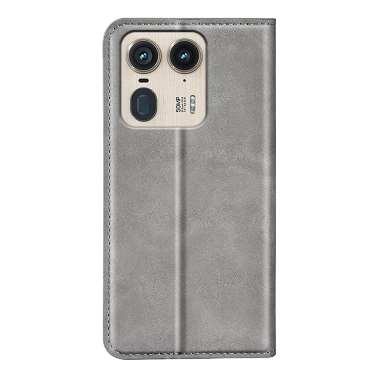 For Motorola Edge 50 Ultra Retro-skin Magnetic Suction Leather Phone Case