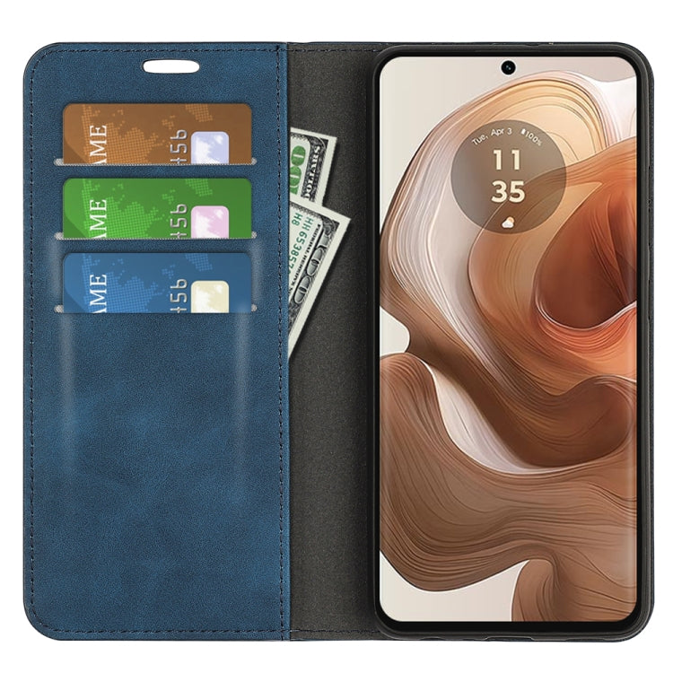 For Motorola Edge 50 Ultra Retro-skin Magnetic Suction Leather Phone Case