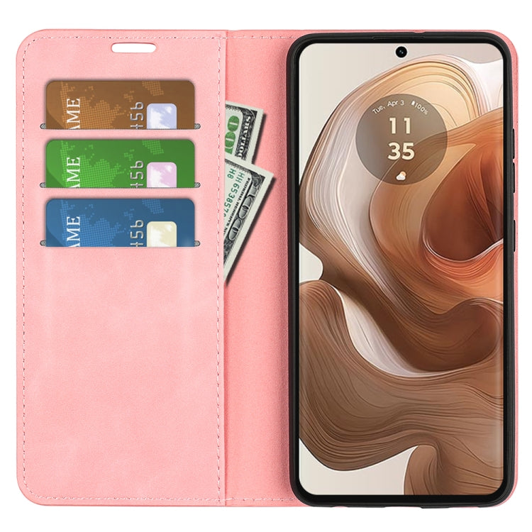 For Motorola Edge 50 Ultra Retro-skin Magnetic Suction Leather Phone Case