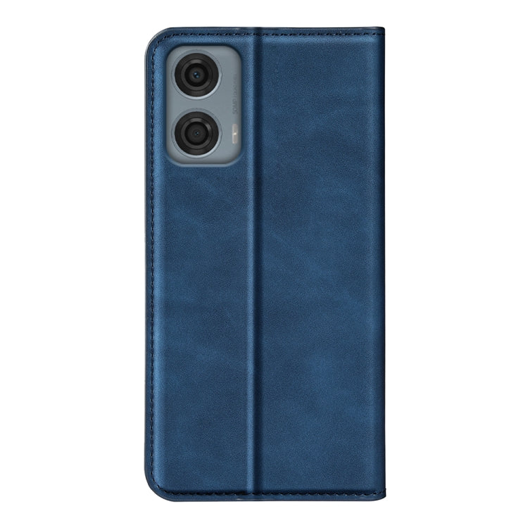 For Motorola Moto G24 Power Retro-skin Magnetic Suction Leather Phone Case