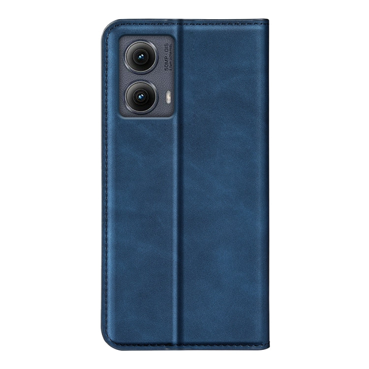 For Motorola Edge 5G 2024 Retro-skin Magnetic Suction Leather Phone Case