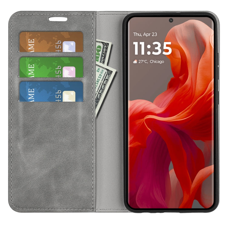 For Motorola Moto G85 5G Retro-skin Magnetic Suction Leather Phone Case