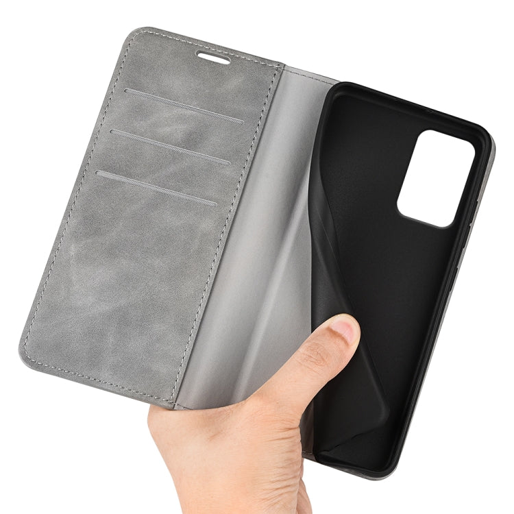 For Motorola Moto G85 5G Retro-skin Magnetic Suction Leather Phone Case
