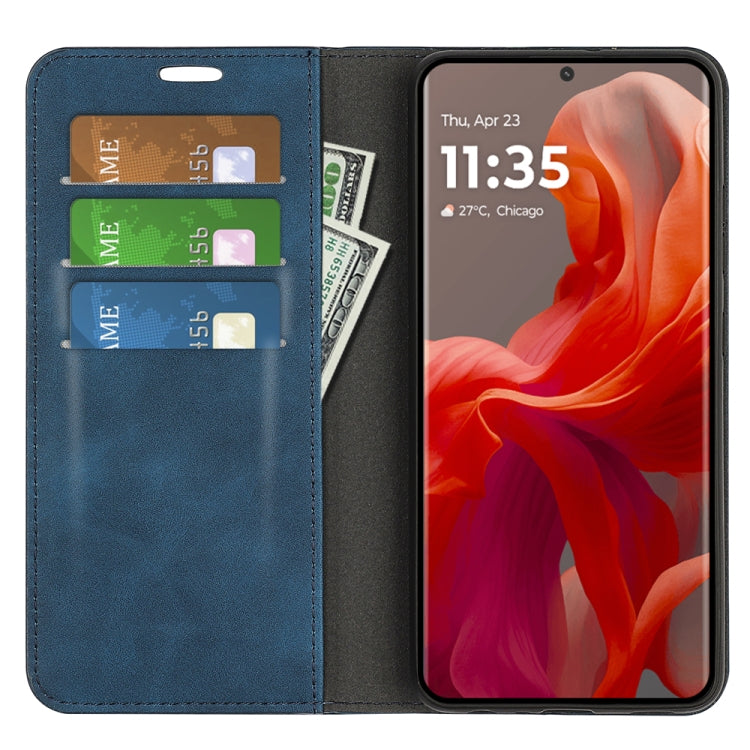 For Motorola Moto G85 5G Retro-skin Magnetic Suction Leather Phone Case