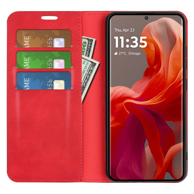 For Motorola Moto G85 5G Retro-skin Magnetic Suction Leather Phone Case