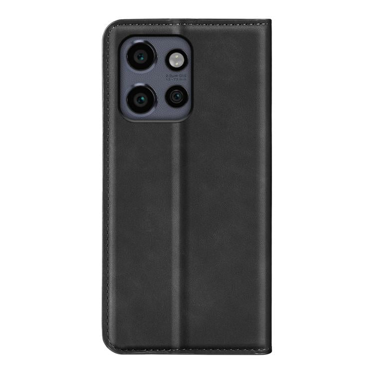 For Motorola Moto Edge 50 Neo 5G Retro-skin Magnetic Suction Leather Phone Case