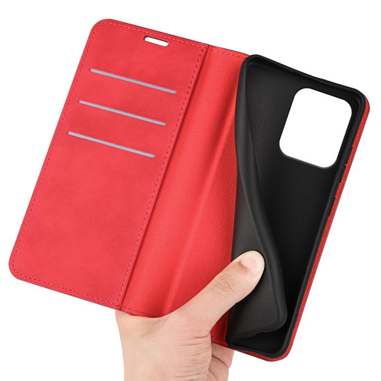 For Motorola Moto Edge 50 Neo 5G Retro-skin Magnetic Suction Leather Phone Case