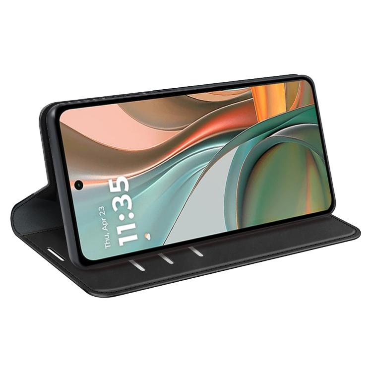 For Motorola Moto G75 5G Retro-skin Magnetic Suction Leather Phone Case