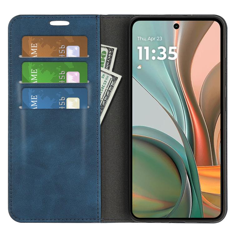For Motorola Moto G75 5G Retro-skin Magnetic Suction Leather Phone Case
