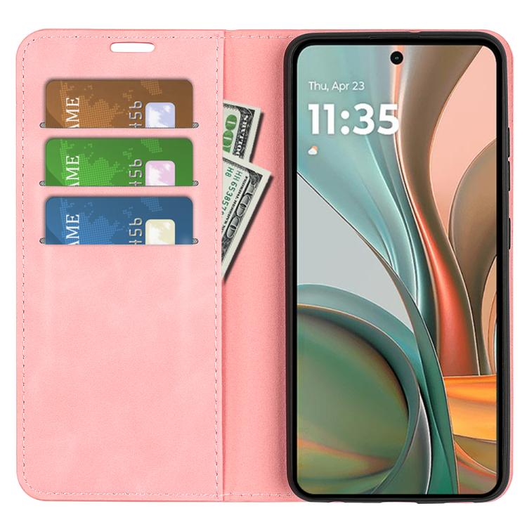 For Motorola Moto G75 5G Retro-skin Magnetic Suction Leather Phone Case