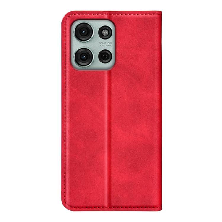 For Motorola Moto G75 5G Retro-skin Magnetic Suction Leather Phone Case