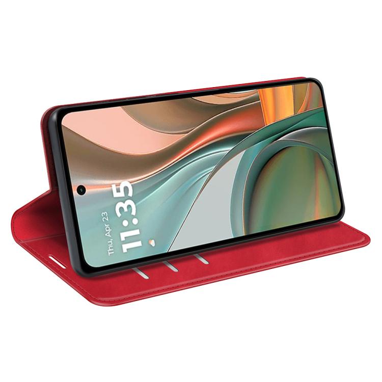 For Motorola Moto G75 5G Retro-skin Magnetic Suction Leather Phone Case