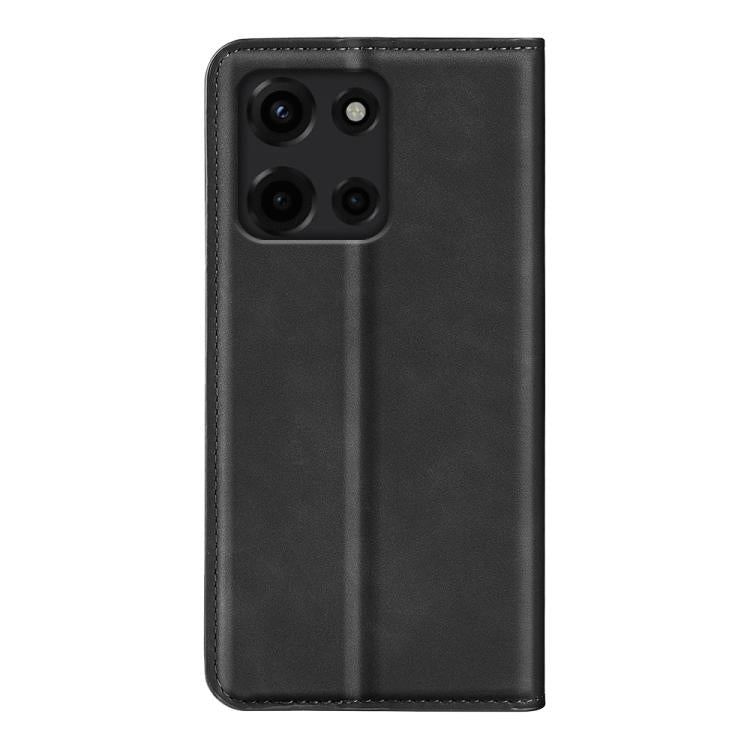 For Motorola Moto G 5G 2025 Retro-skin Magnetic Suction Leather Phone Case