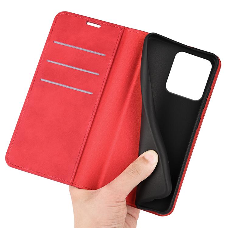 For Motorola Moto G 5G 2025 Retro-skin Magnetic Suction Leather Phone Case